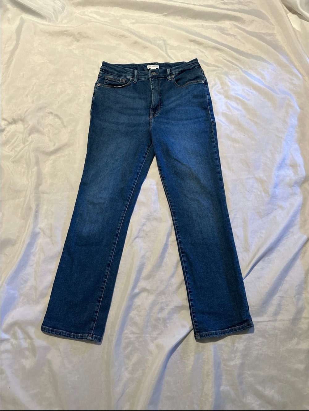Good American Straight Crop Jeans Sz 30